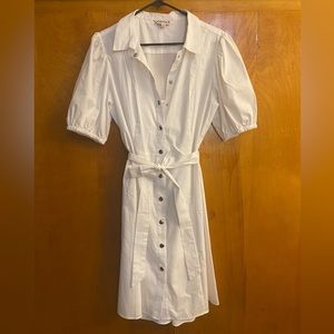 Nanette Lepore White Shirtdress size 14